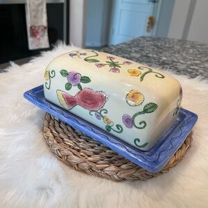 Sango "Birds and the Bees" covered butter dish designed by Sue Zipkin